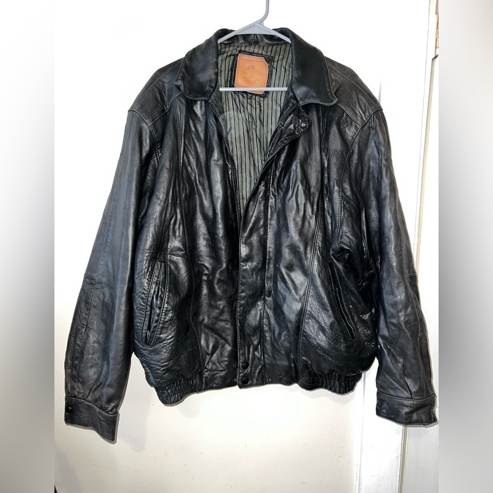 Pour le Sport vintage leather